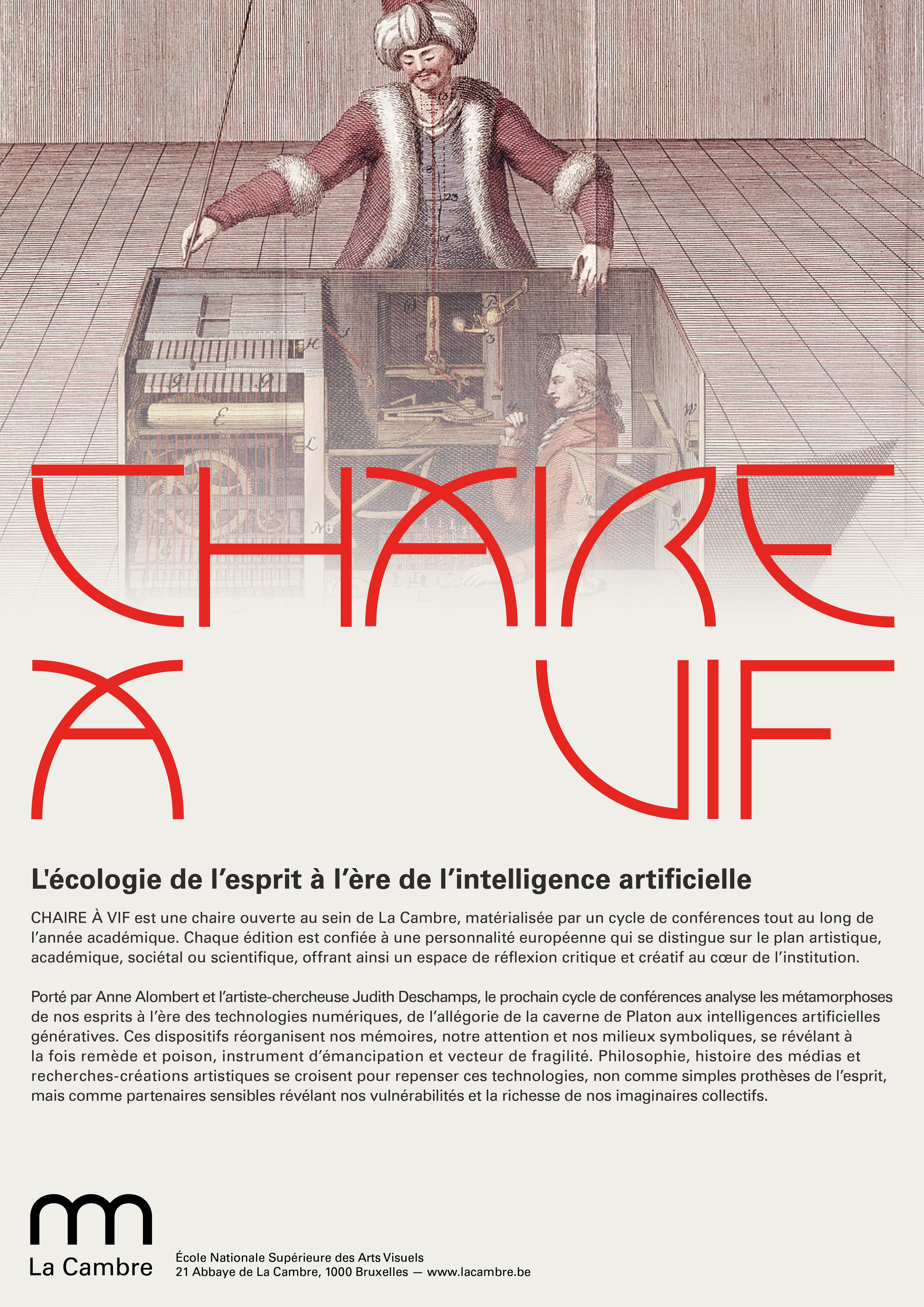 Affiche Chaire a vif 2026 OK