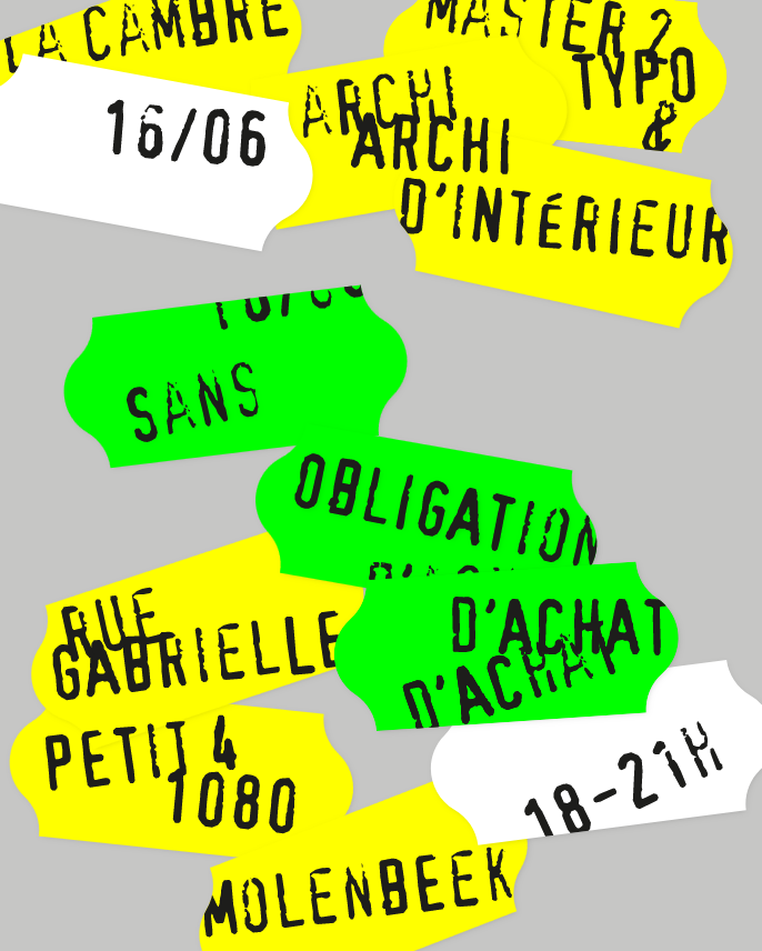 Sans obligation d achat jury m2 archi typo affiche