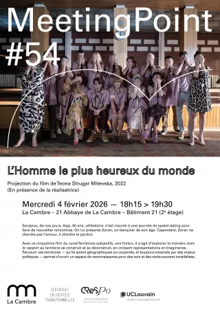 Affiche MP 54 L'Homme le plus heureux du monde